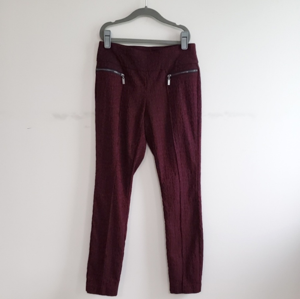 Style & Co. Petite Damask Pull On Pants PP - Picture 2 of 6